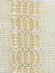 Handwoven Lace Fabric in doup leno technique